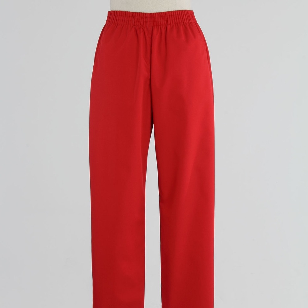 Women’s red scrub pants